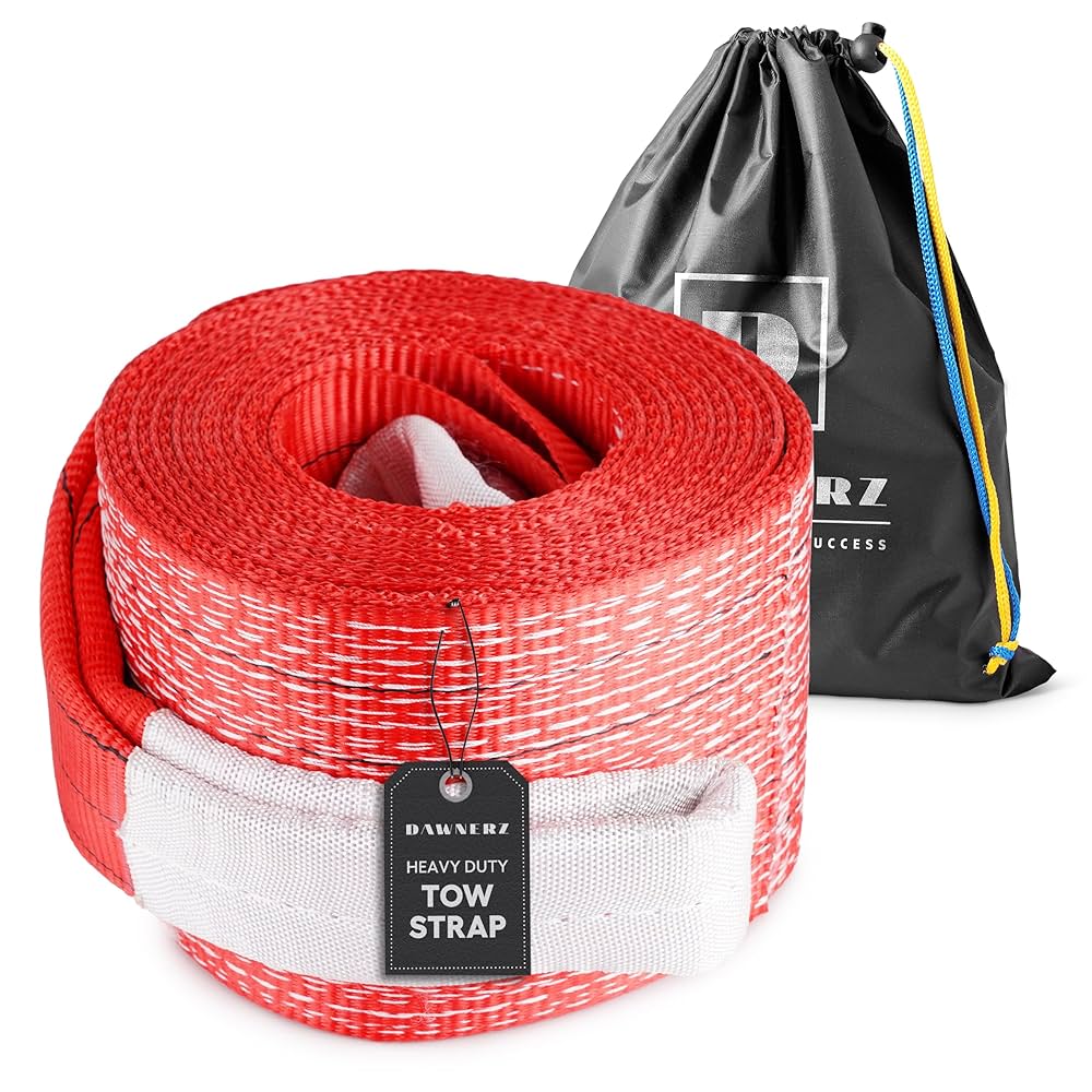 Amazon.com: Dawnerz Tow Rope Heavy Duty 30ft 85000 lbs